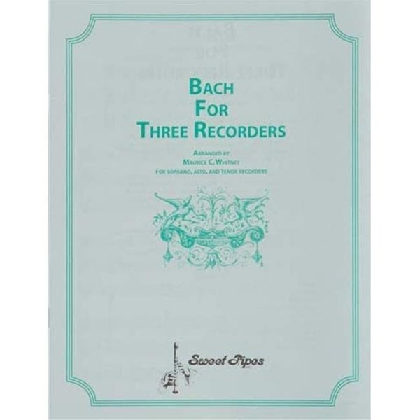 Rythm Band Rhythm Band Instruments SP2356 Bach for Three Recorders; Arr. Whitney SP2356